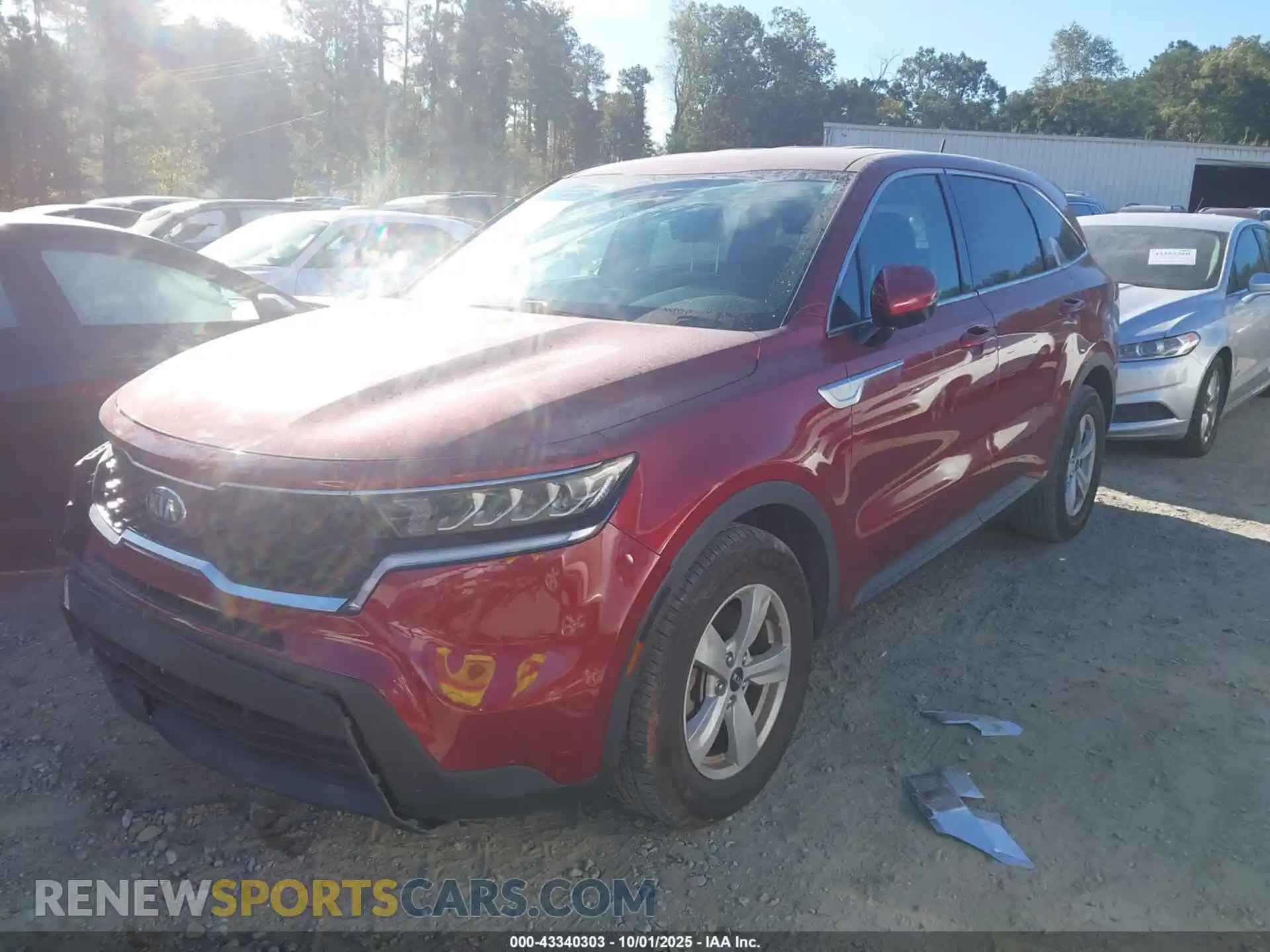 2 fotografías del automóvil dañado 5XYRG4LC1MG023822 KIA SORENTO 2021