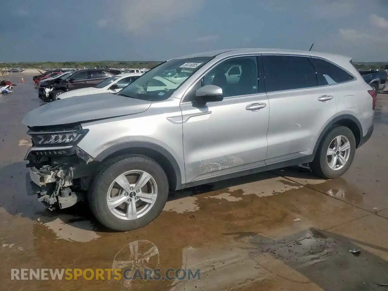 1 Photograph of a damaged car 5XYRG4LC3MG056711 KIA SORENTO 2021
