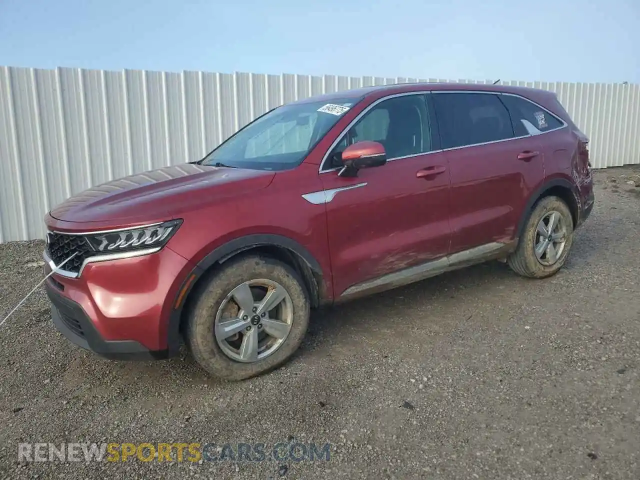 1 Photograph of a damaged car 5XYRG4LC4MG017318 KIA SORENTO 2021