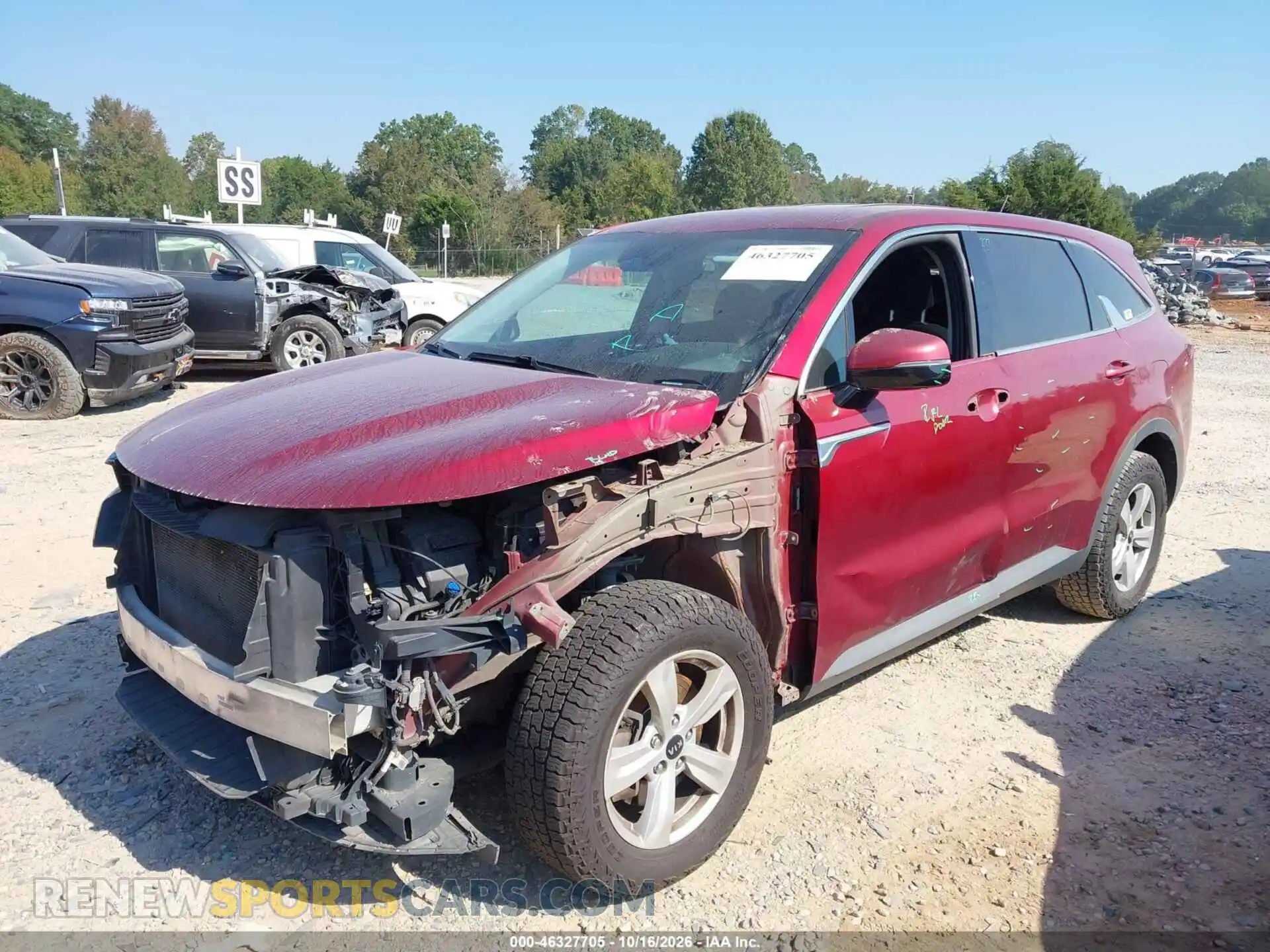 2 Photograph of a damaged car 5XYRG4LC4MG017965 KIA SORENTO 2021