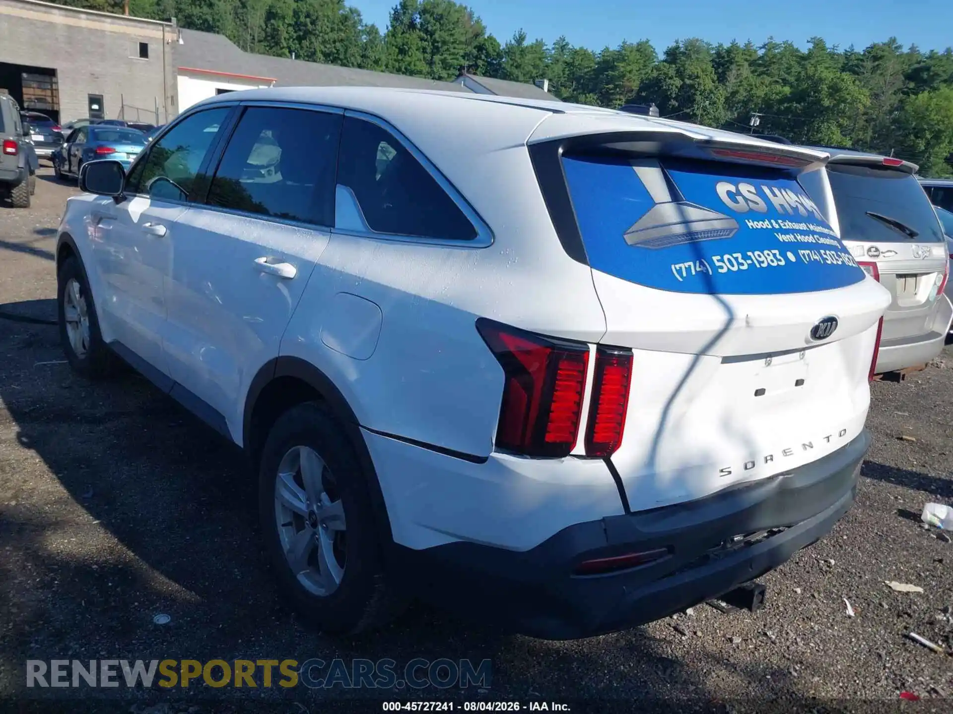 3 fotografías del automóvil dañado 5XYRG4LC4MG053252 KIA SORENTO 2021