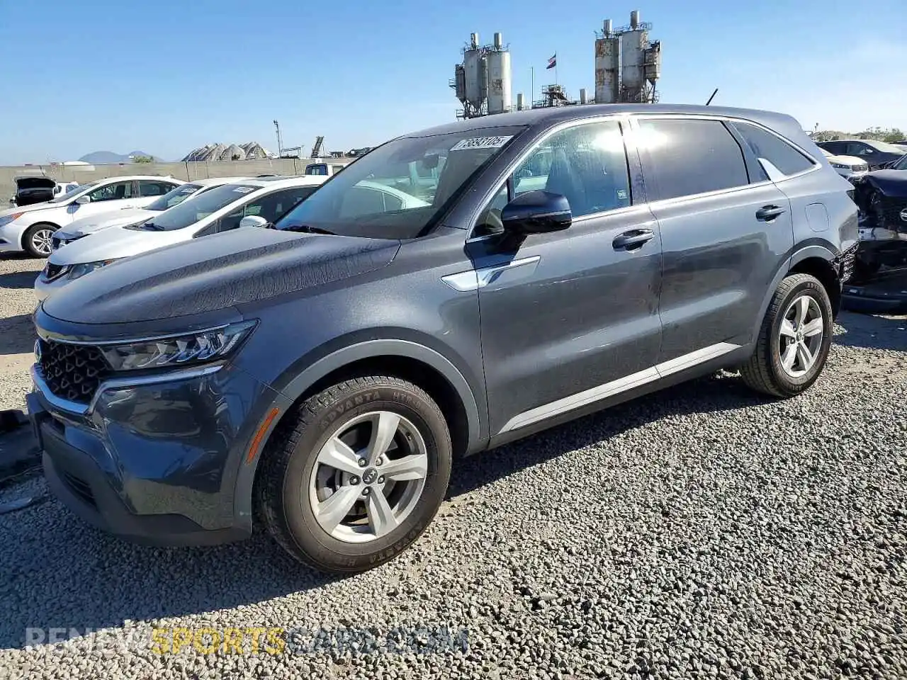 1 Photograph of a damaged car 5XYRG4LC5MG073784 KIA SORENTO 2021