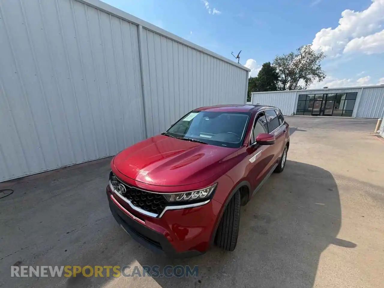 2 fotografías del automóvil dañado 5XYRG4LC6MG069677 KIA SORENTO 2021