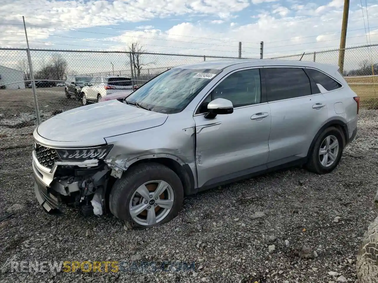 1 Photograph of a damaged car 5XYRG4LC8MG006550 KIA SORENTO 2021