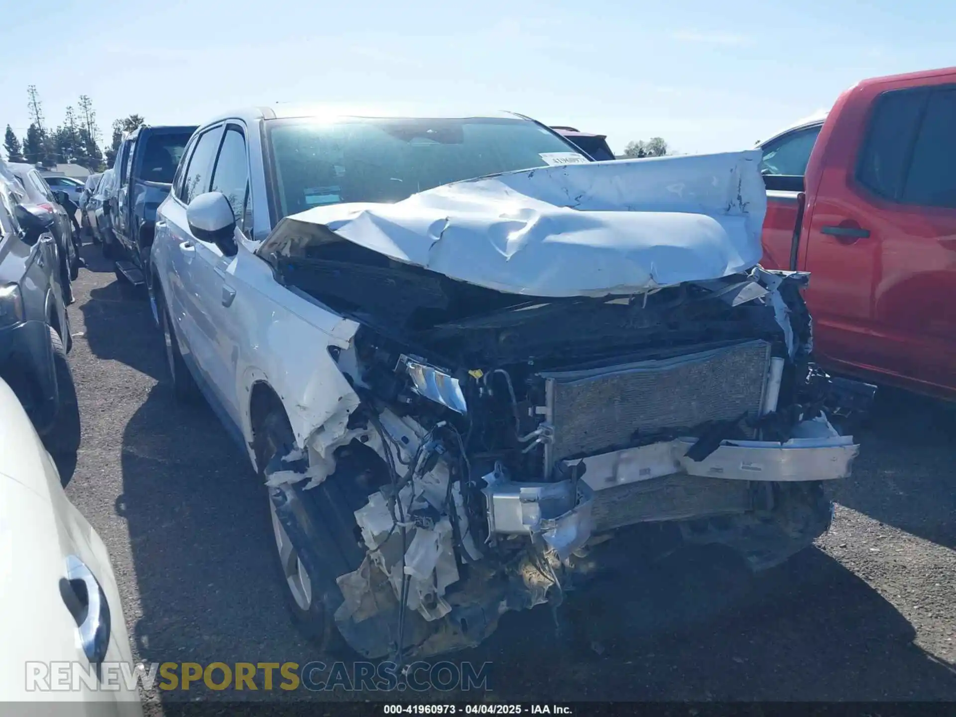 1 Photograph of a damaged car 5XYRG4LCXMG007814 KIA SORENTO 2021