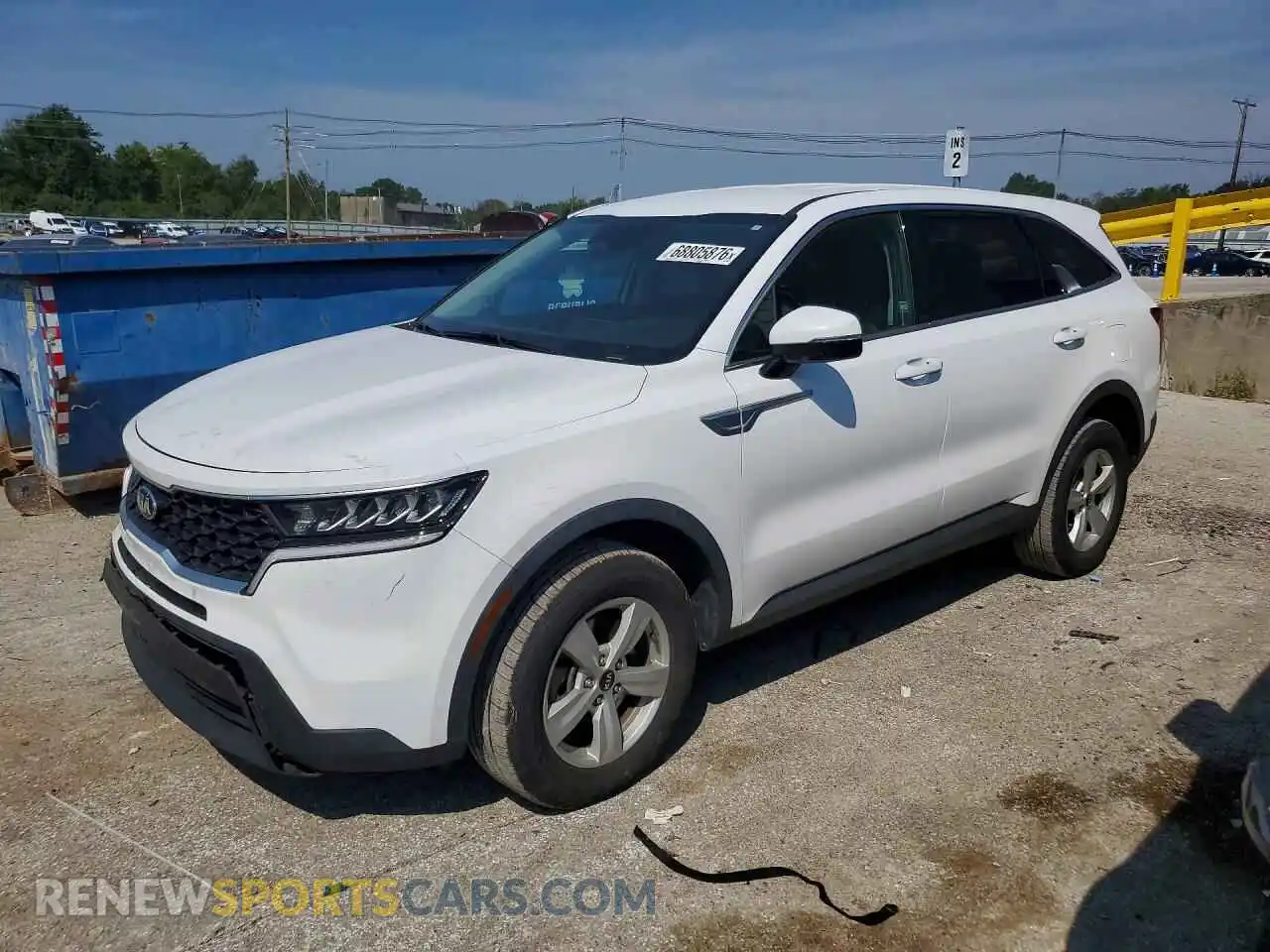 1 Photograph of a damaged car 5XYRGDLC0MG006400 KIA SORENTO 2021