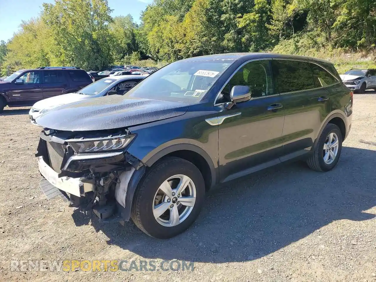 1 Photograph of a damaged car 5XYRGDLC0MG010009 KIA SORENTO 2021