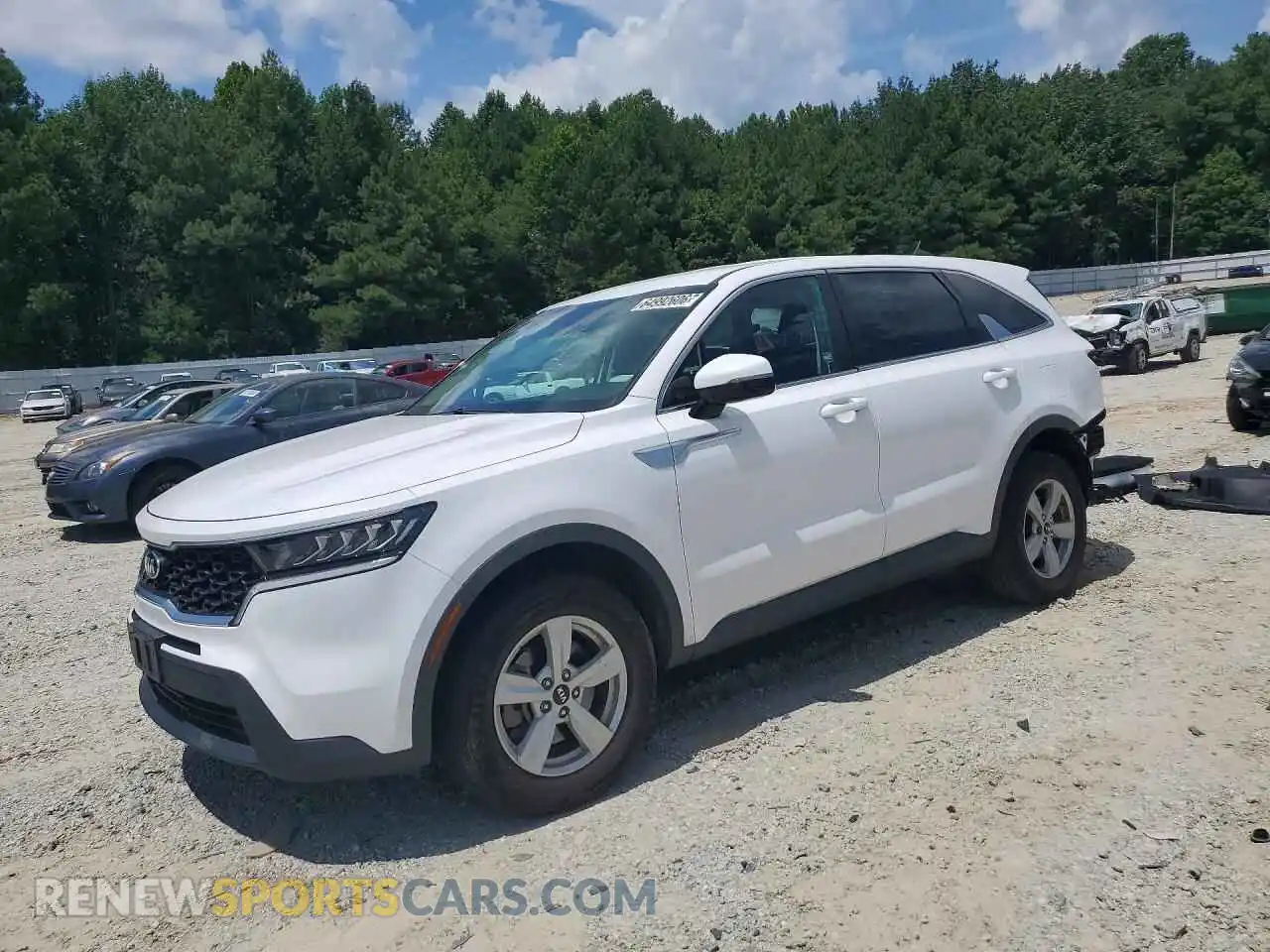 1 Photograph of a damaged car 5XYRGDLC1MG037476 KIA SORENTO 2021