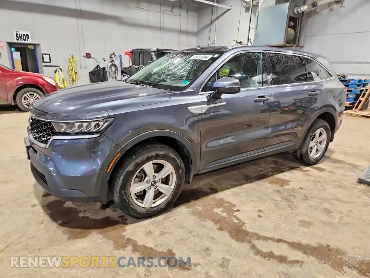 1 Photograph of a damaged car 5XYRGDLC2MG003689 KIA SORENTO 2021
