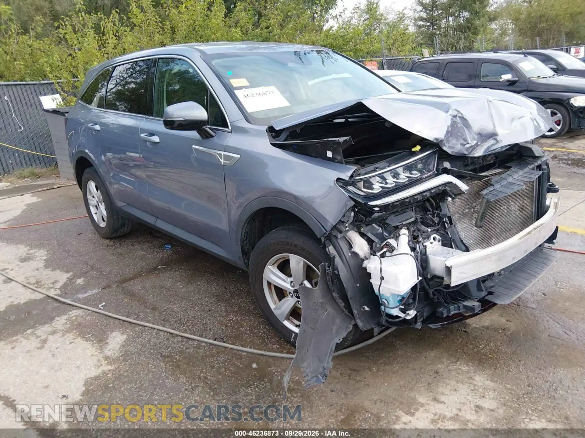 1 Photograph of a damaged car 5XYRGDLC2MG034375 KIA SORENTO 2021