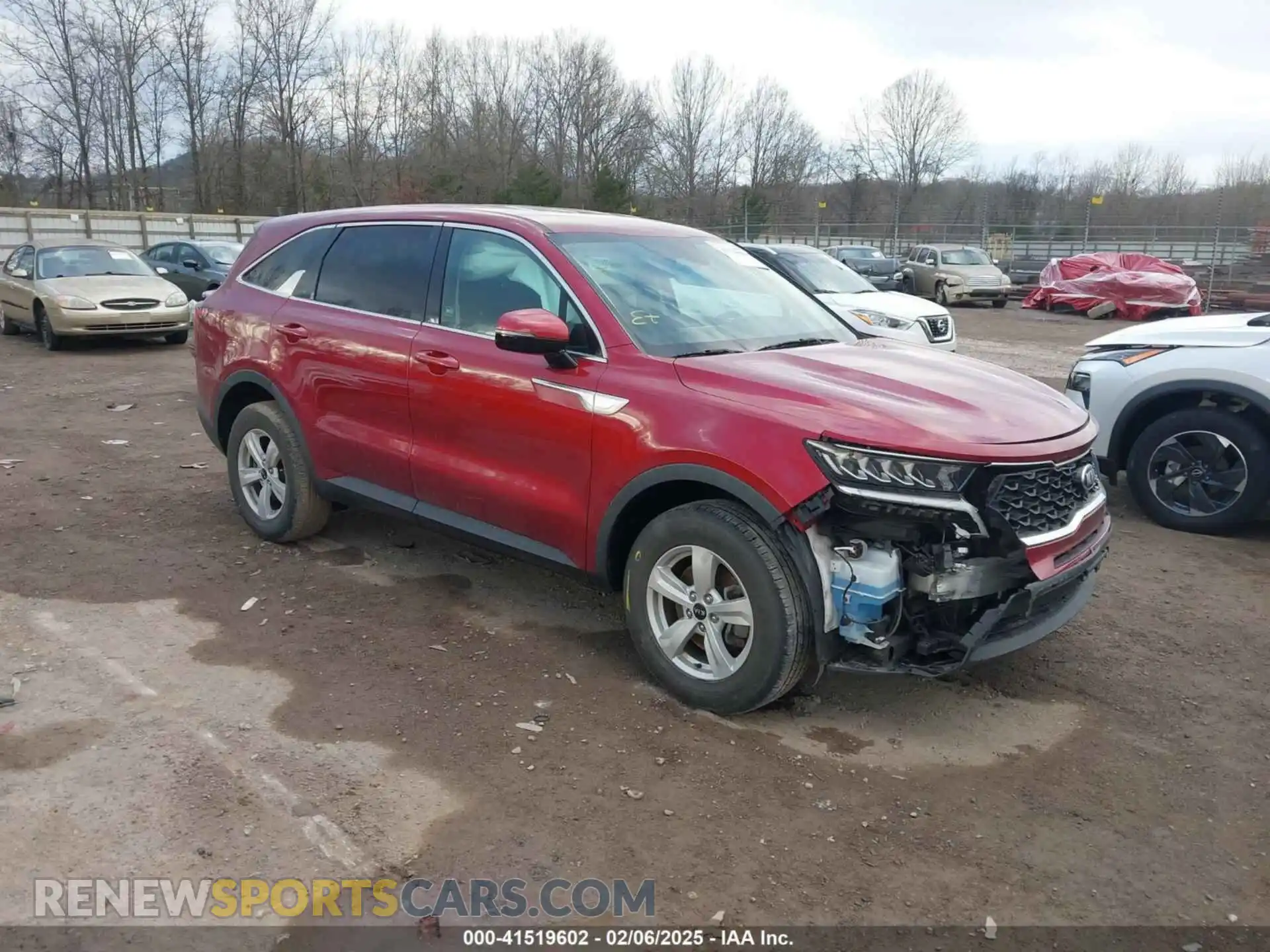 1 Photograph of a damaged car 5XYRGDLC3MG003989 KIA SORENTO 2021