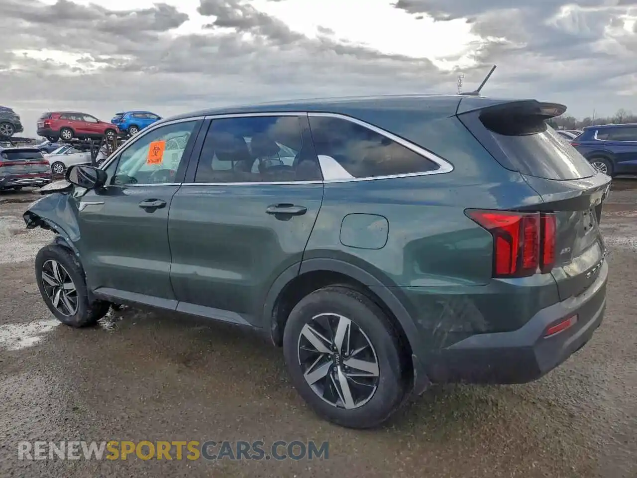 2 Photograph of a damaged car 5XYRGDLC3MG010764 KIA SORENTO 2021