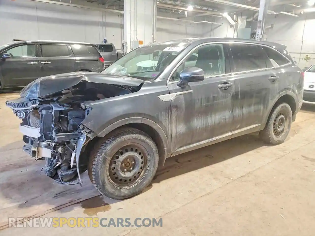 1 Photograph of a damaged car 5XYRGDLC3MG014751 KIA SORENTO 2021