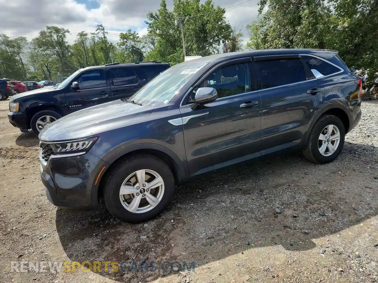 1 Photograph of a damaged car 5XYRGDLC3MG034904 KIA SORENTO 2021