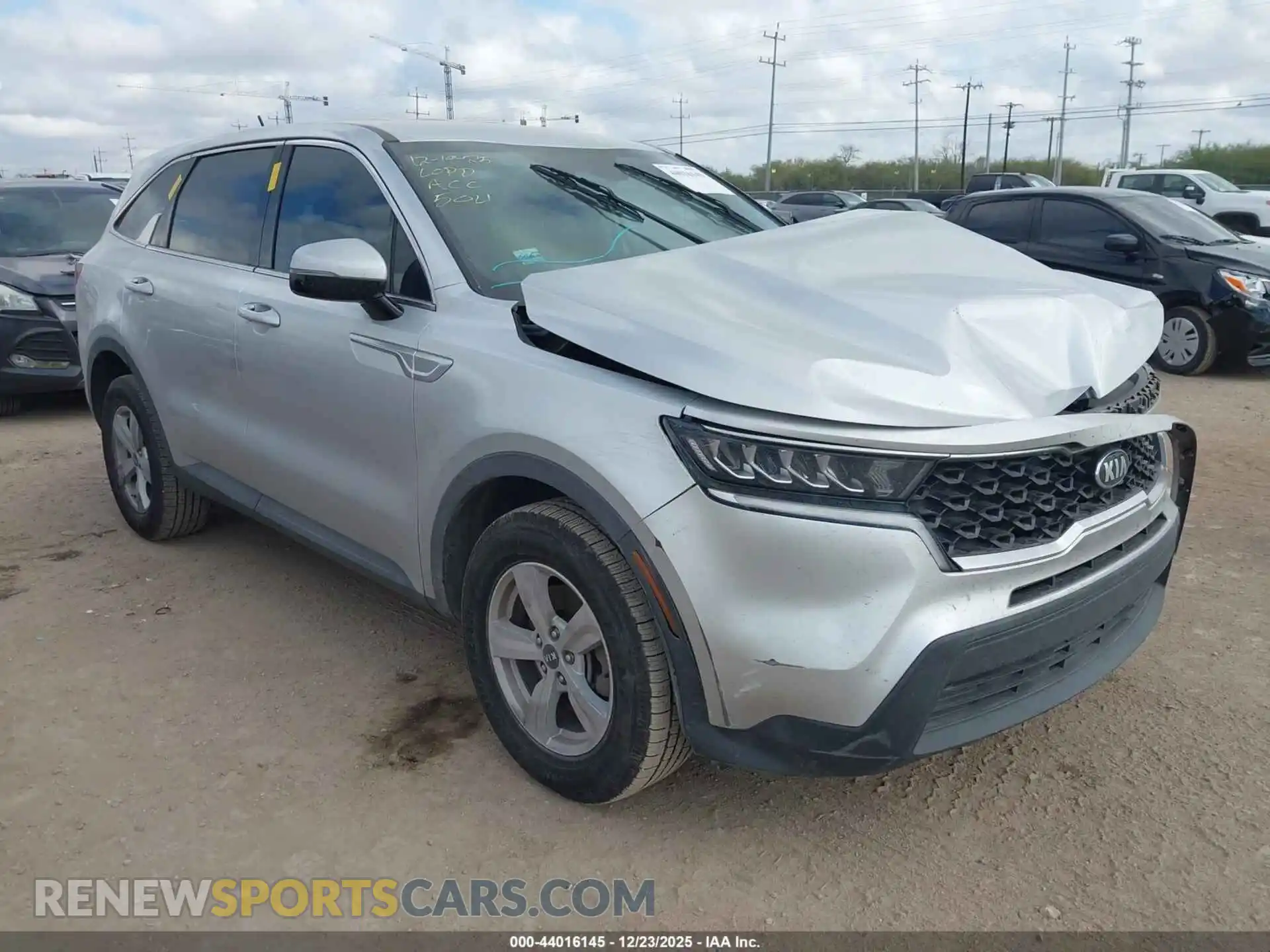 1 Photograph of a damaged car 5XYRGDLC3MG036071 KIA SORENTO 2021