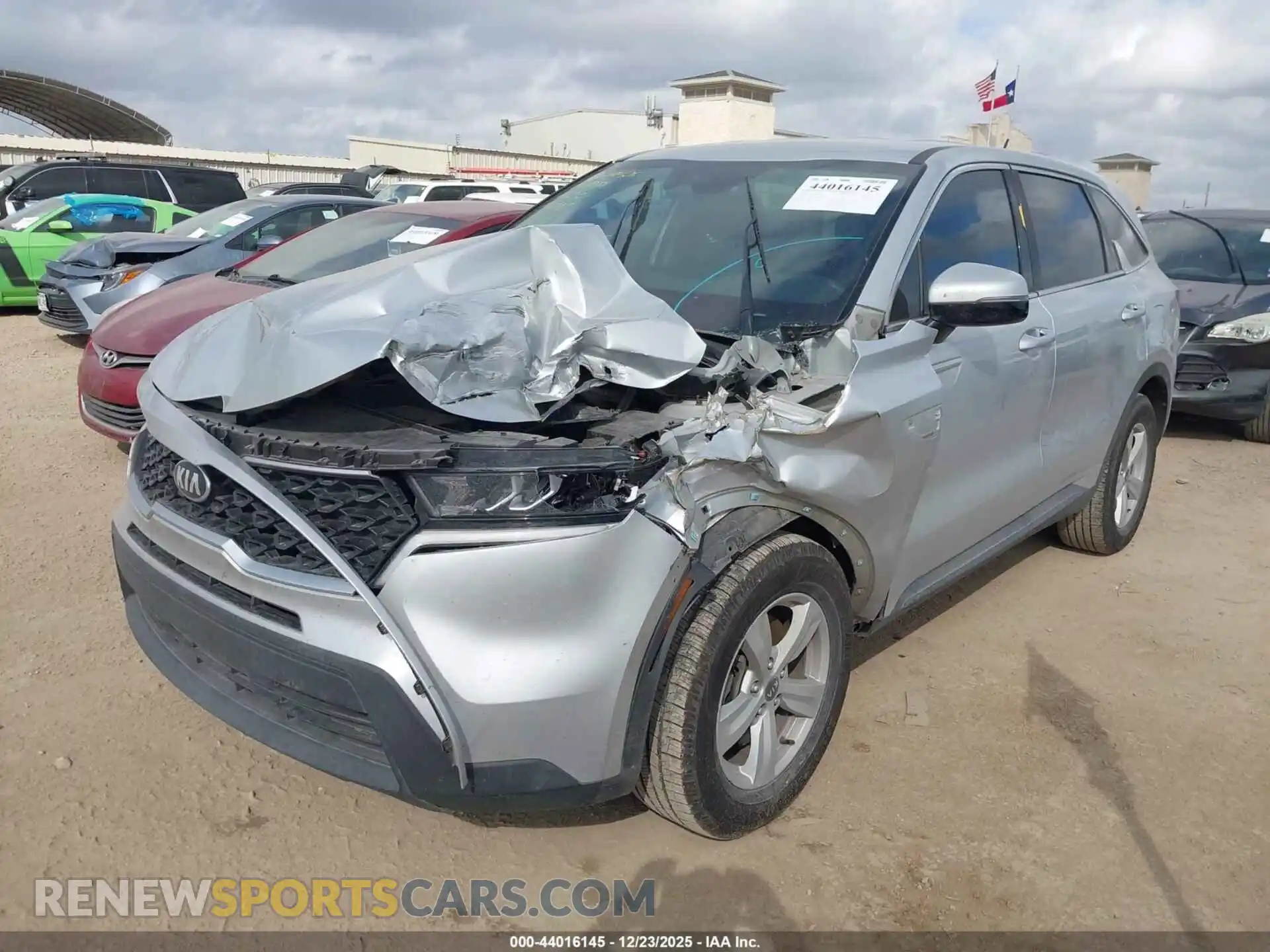 2 Photograph of a damaged car 5XYRGDLC3MG036071 KIA SORENTO 2021