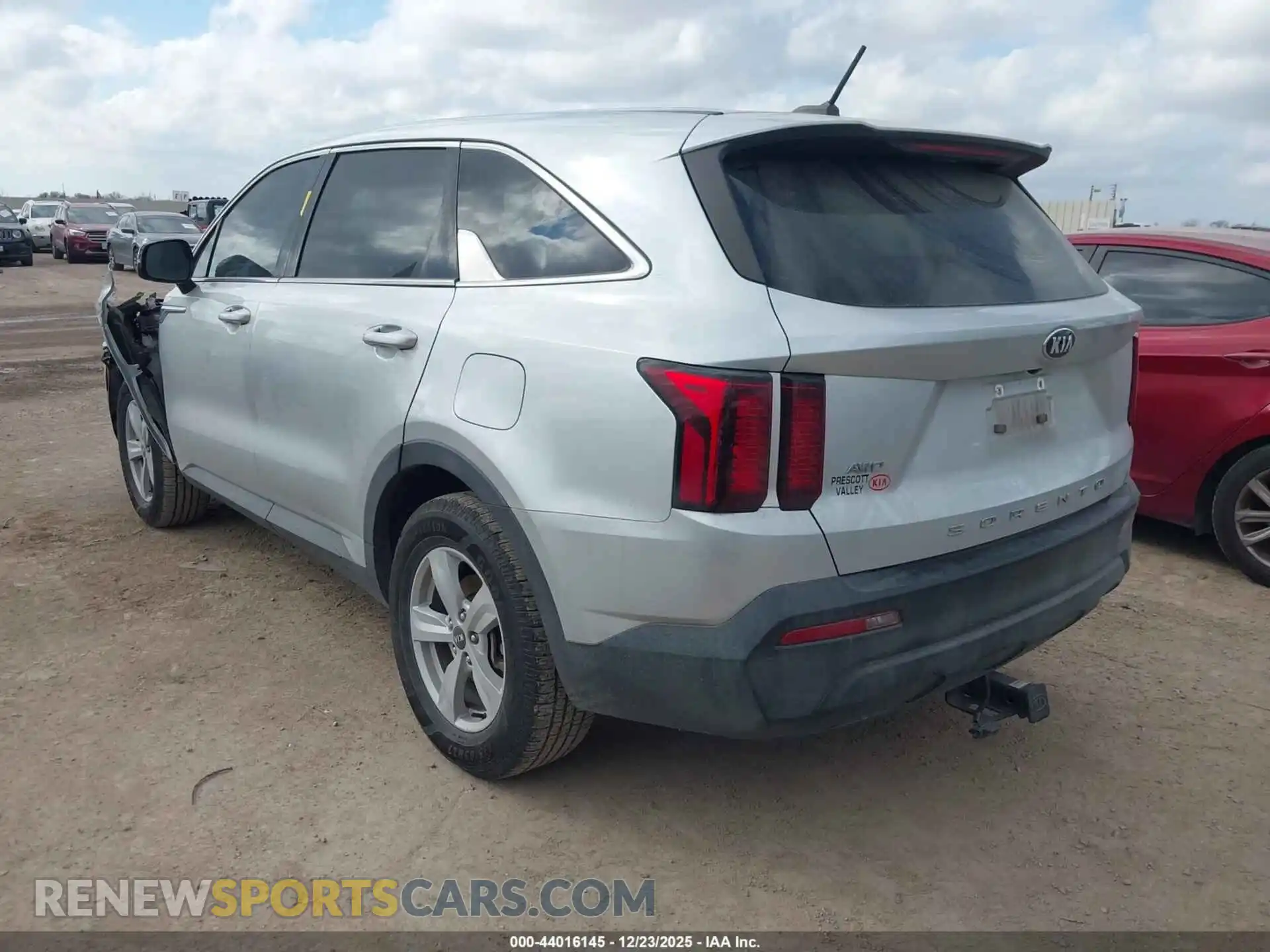 3 Photograph of a damaged car 5XYRGDLC3MG036071 KIA SORENTO 2021
