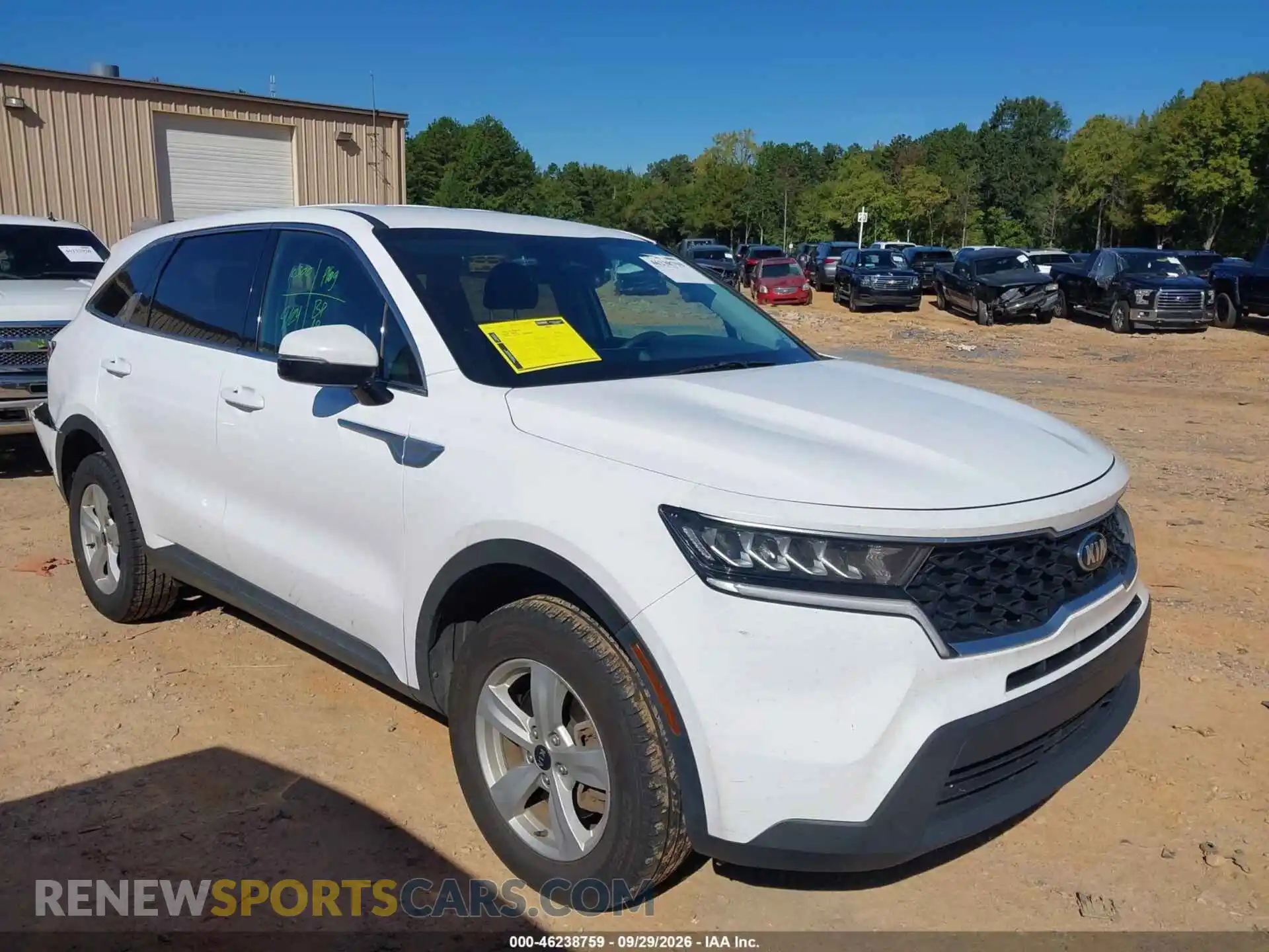 1 Photograph of a damaged car 5XYRGDLC5MG039389 KIA SORENTO 2021