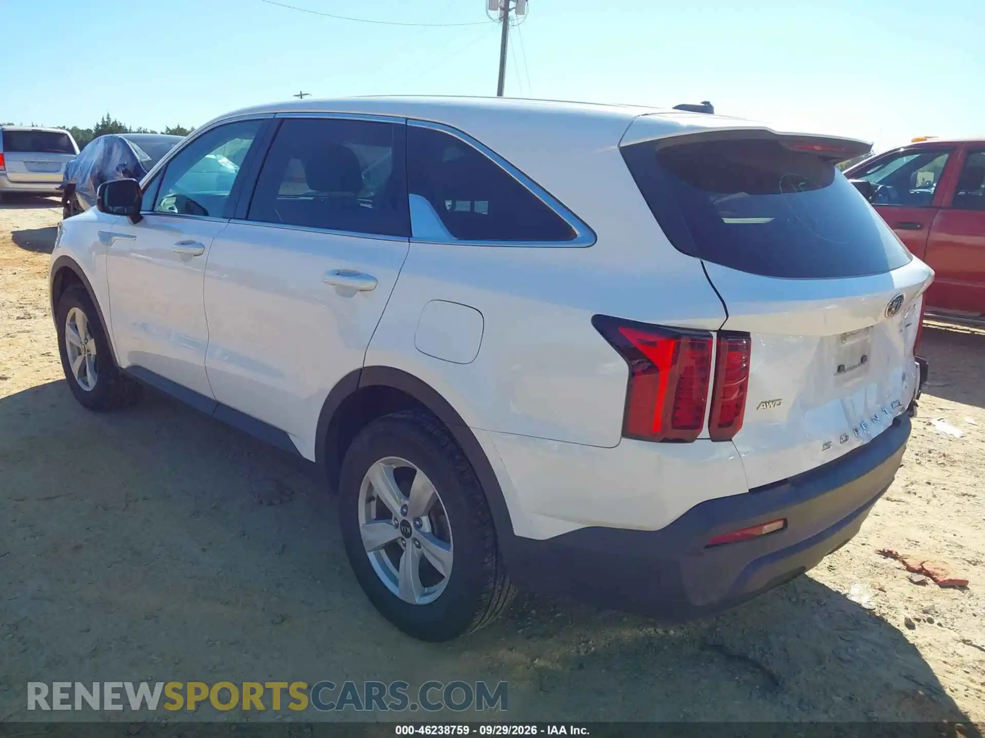 3 Photograph of a damaged car 5XYRGDLC5MG039389 KIA SORENTO 2021