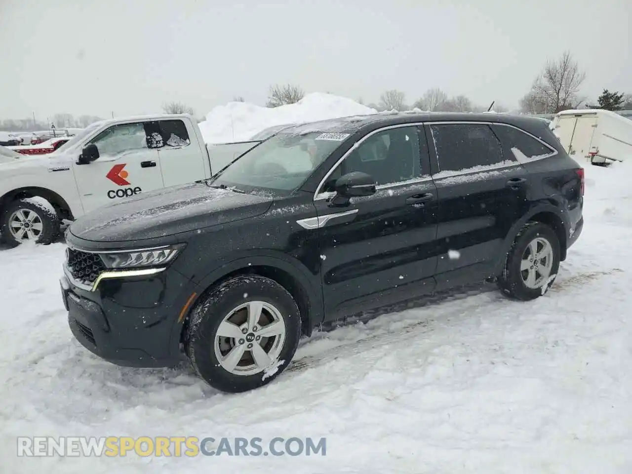 1 Photograph of a damaged car 5XYRGDLC5MG052952 KIA SORENTO 2021