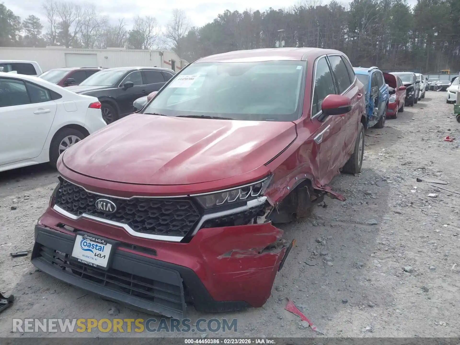 2 Photograph of a damaged car 5XYRGDLC6MG008474 KIA SORENTO 2021