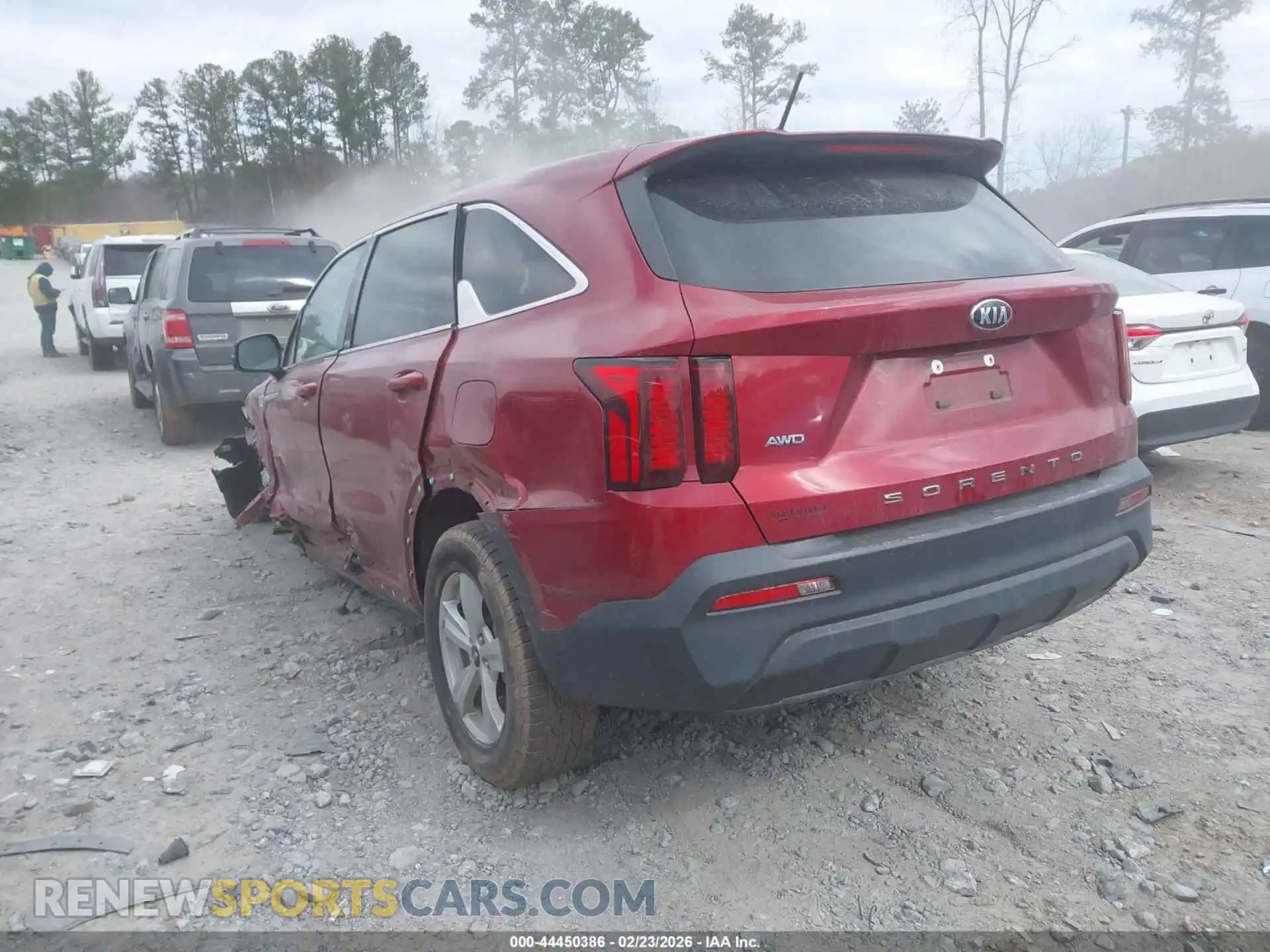 3 Photograph of a damaged car 5XYRGDLC6MG008474 KIA SORENTO 2021