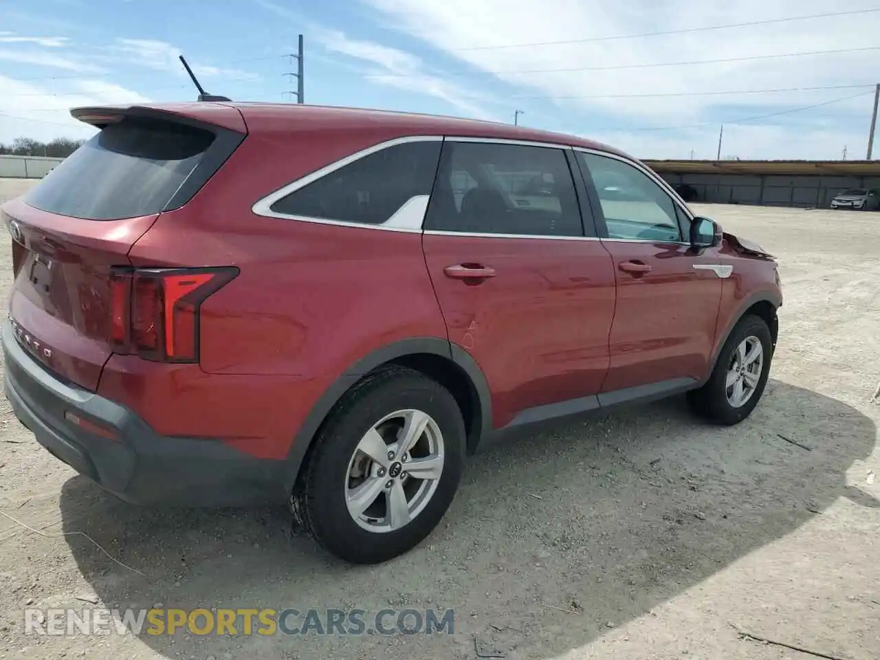 3 Photograph of a damaged car 5XYRGDLC6MG045413 KIA SORENTO 2021