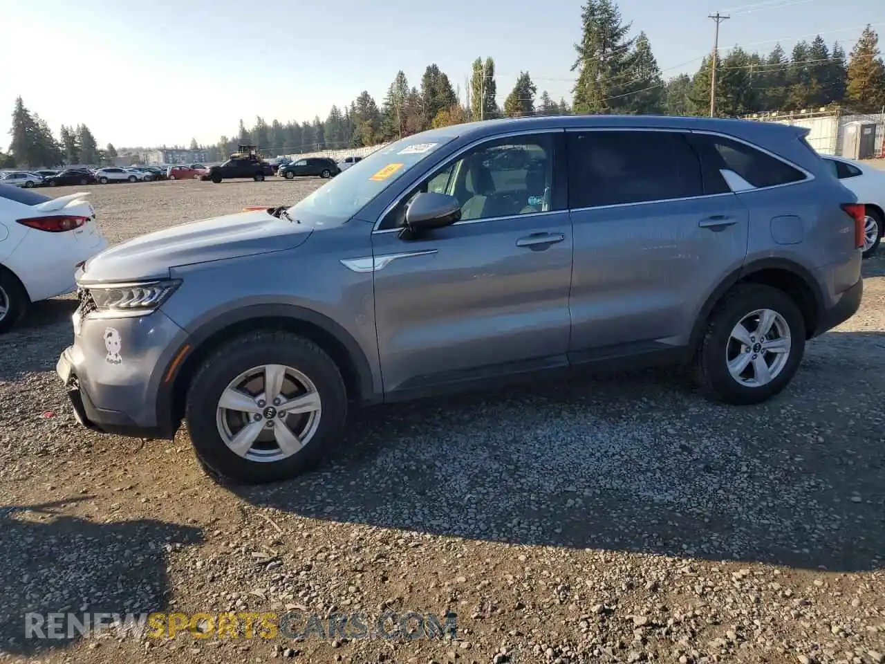 1 Photograph of a damaged car 5XYRGDLC7MG039555 KIA SORENTO 2021