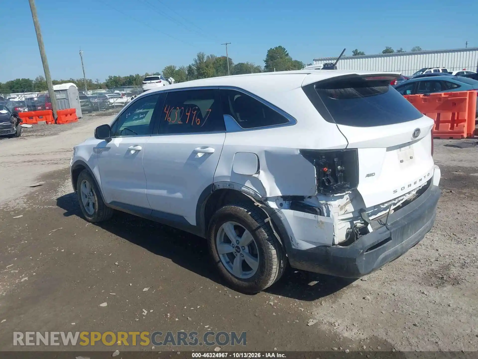 3 Photograph of a damaged car 5XYRGDLC8MG038690 KIA SORENTO 2021