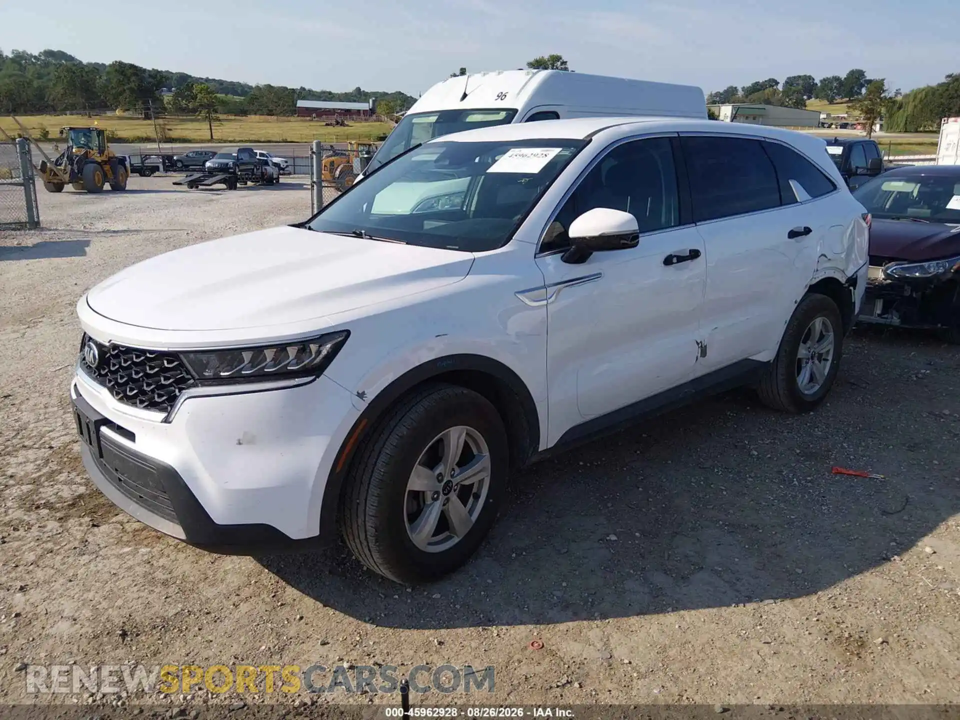 2 fotografías del automóvil dañado 5XYRGDLC8MG045803 KIA SORENTO 2021