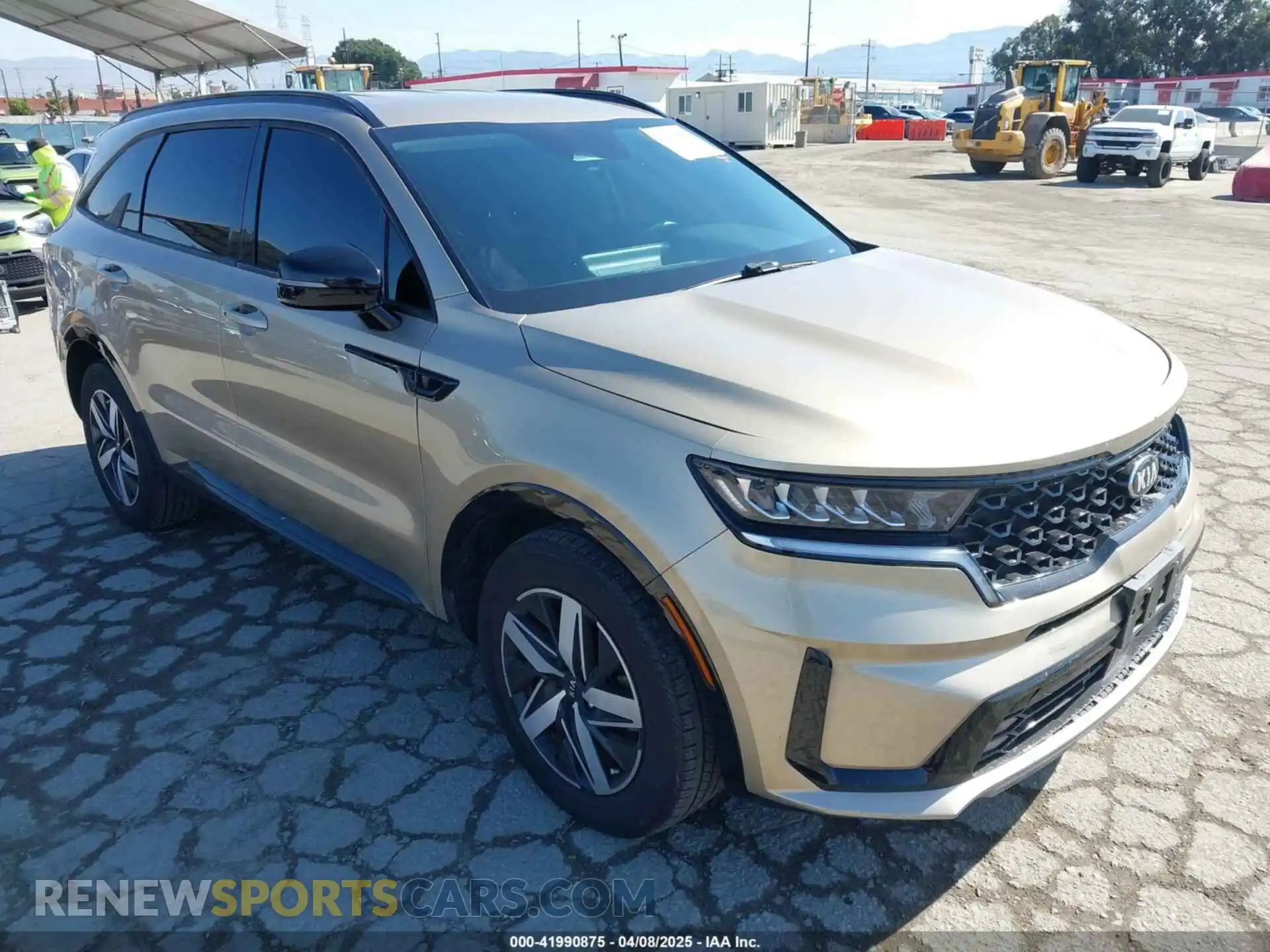 1 Photograph of a damaged car 5XYRH4LF2MG011475 KIA SORENTO 2021