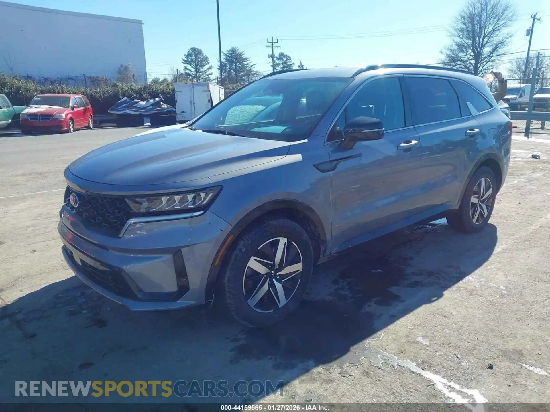 2 Photograph of a damaged car 5XYRH4LF2MG014067 KIA SORENTO 2021