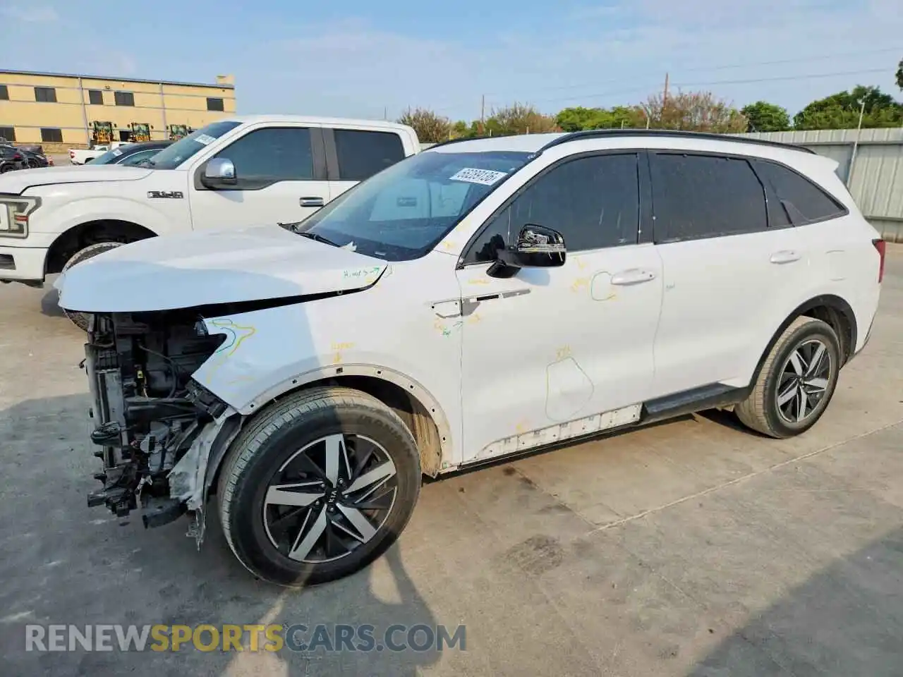 1 Фотография поврежденного автомобиля 5XYRH4LF5MG033891 KIA SORENTO 2021