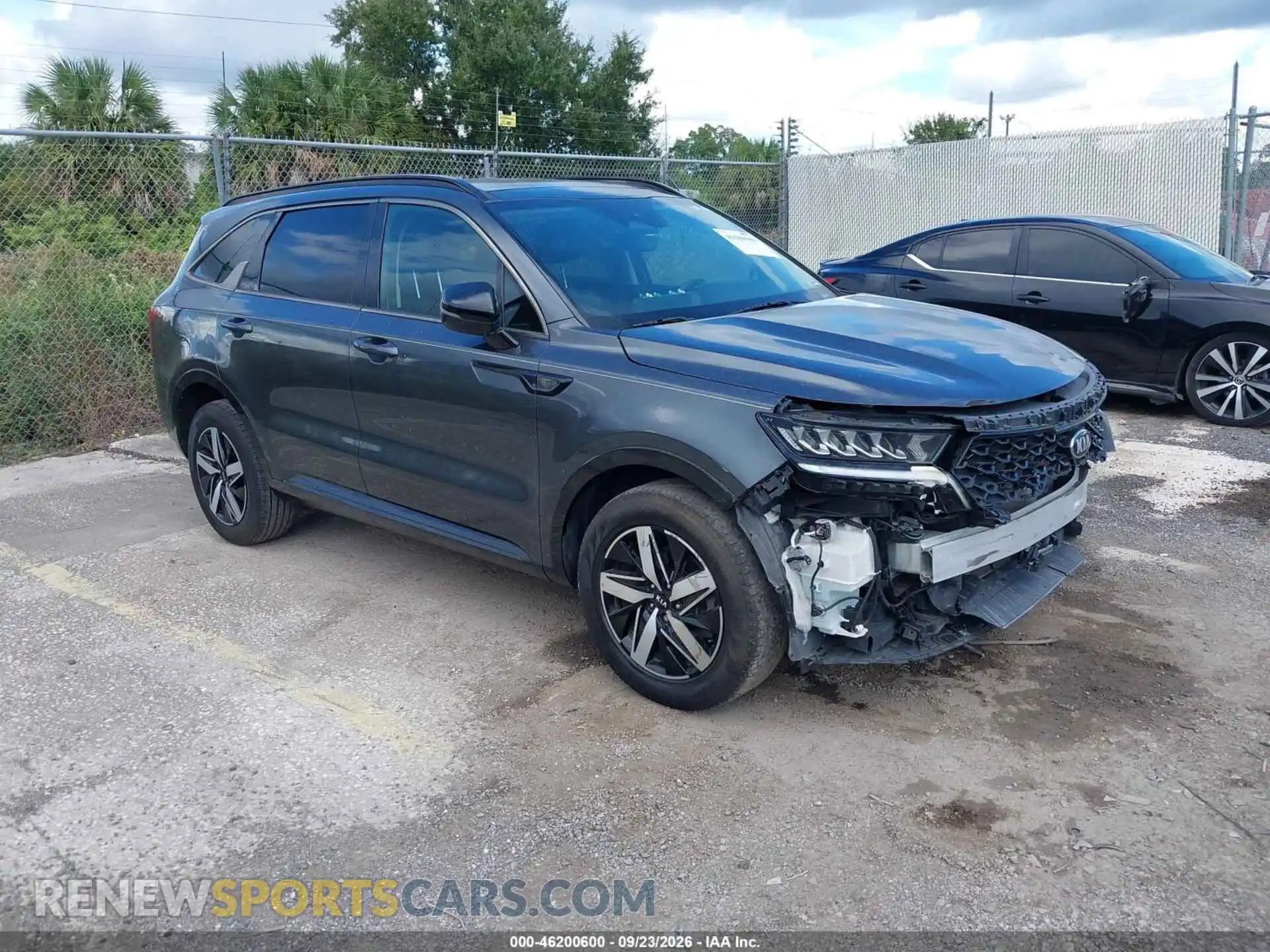 1 Photograph of a damaged car 5XYRH4LF8MG034436 KIA SORENTO 2021