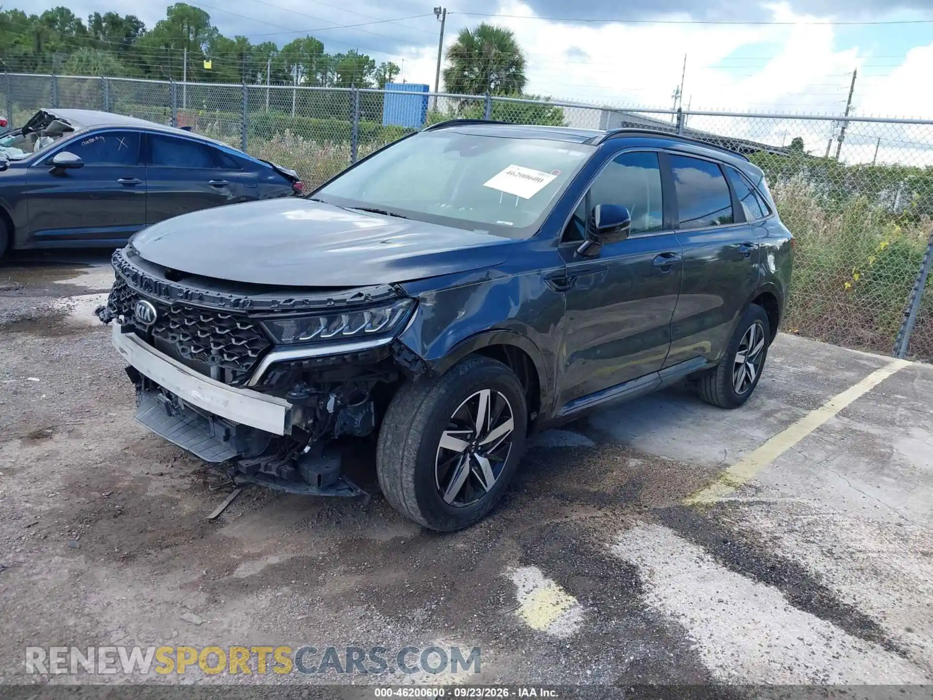2 Photograph of a damaged car 5XYRH4LF8MG034436 KIA SORENTO 2021