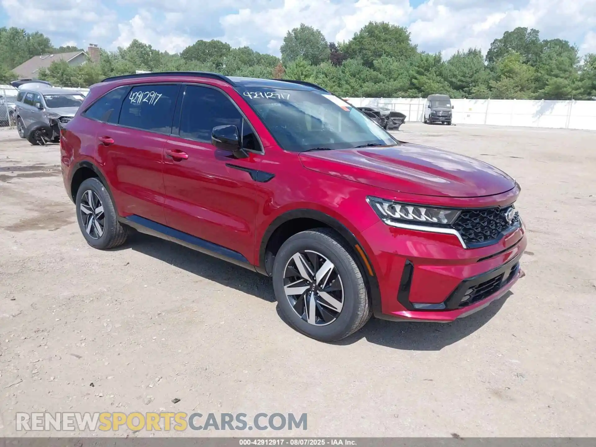 1 Photograph of a damaged car 5XYRHDLF1MG046783 KIA SORENTO 2021