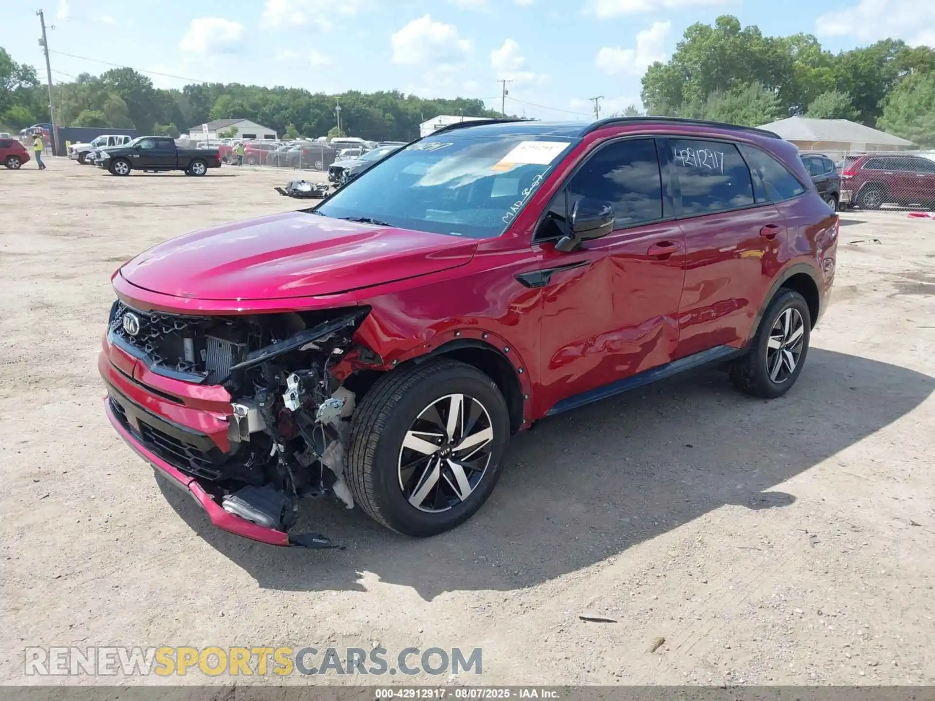 2 Photograph of a damaged car 5XYRHDLF1MG046783 KIA SORENTO 2021