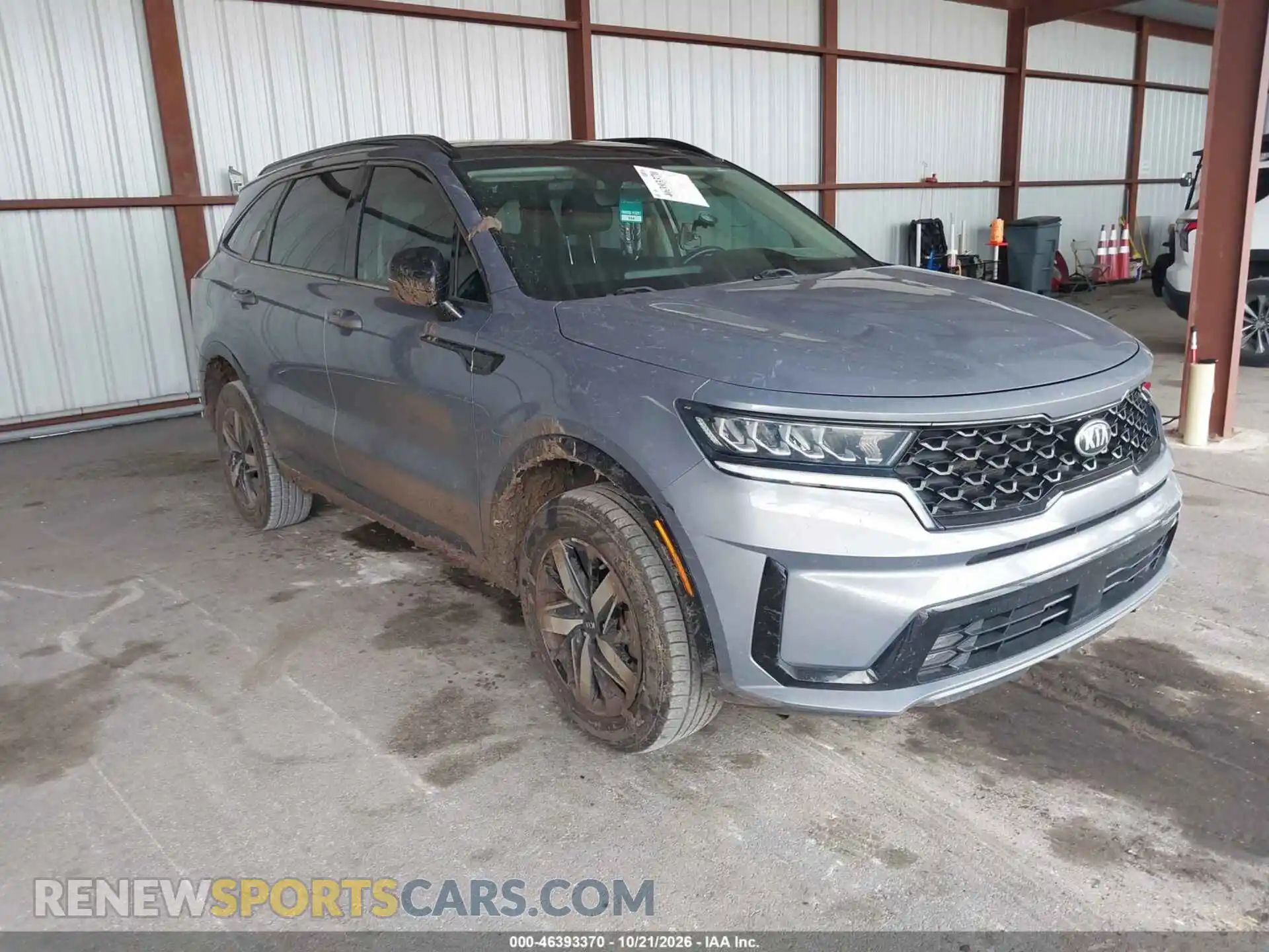 1 Photograph of a damaged car 5XYRHDLF2MG027983 KIA SORENTO 2021