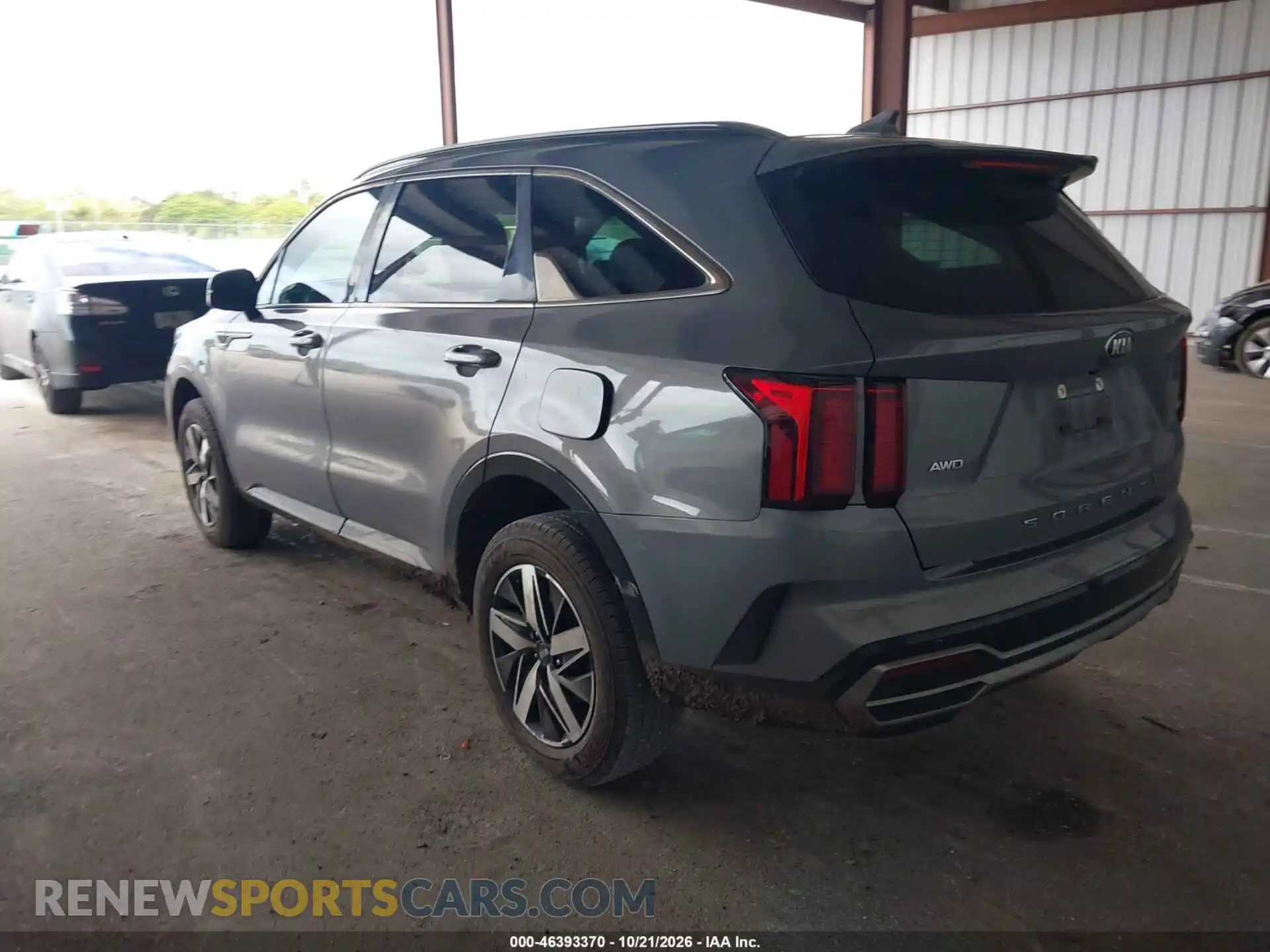 3 Photograph of a damaged car 5XYRHDLF2MG027983 KIA SORENTO 2021