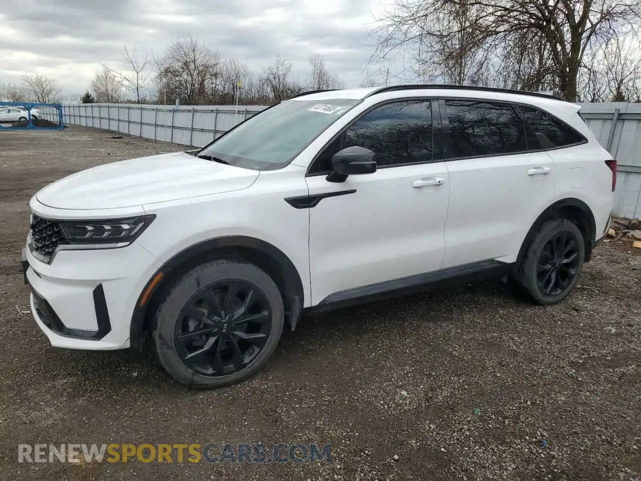 1 Photograph of a damaged car 5XYRHDLF2MG056500 KIA SORENTO 2021