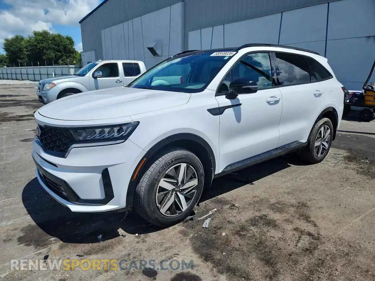 1 Photograph of a damaged car 5XYRHDLF2MG062006 KIA SORENTO 2021