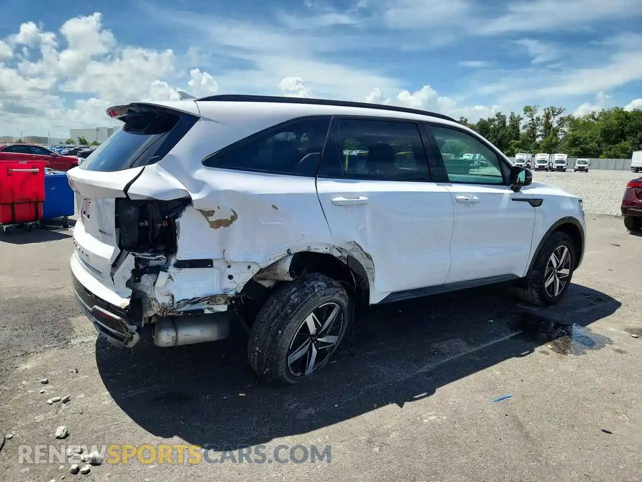 3 Photograph of a damaged car 5XYRHDLF2MG062006 KIA SORENTO 2021