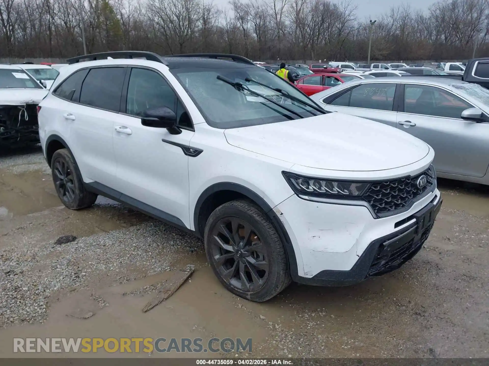 1 Photograph of a damaged car 5XYRHDLF2MG066993 KIA SORENTO 2021