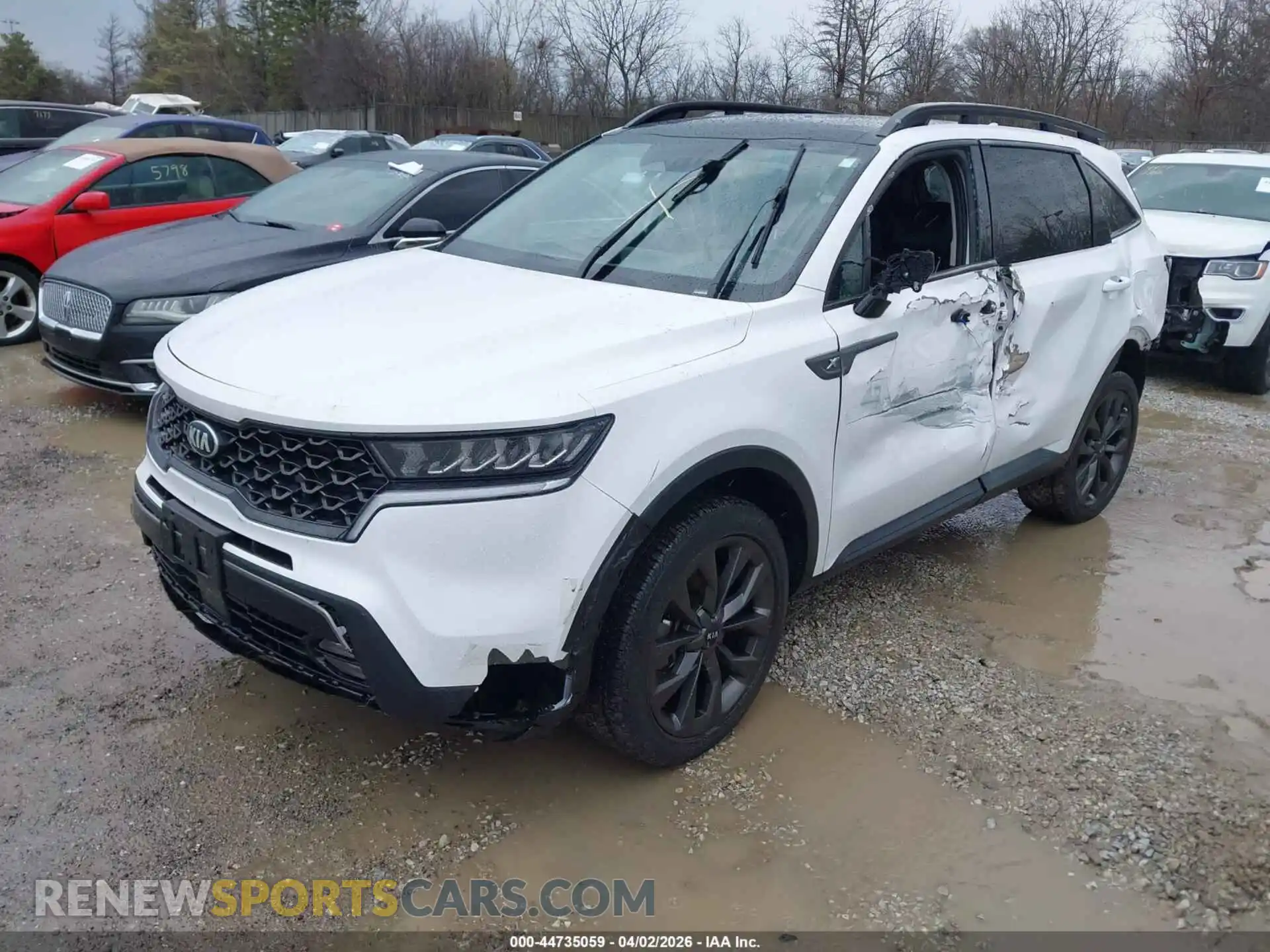2 Photograph of a damaged car 5XYRHDLF2MG066993 KIA SORENTO 2021