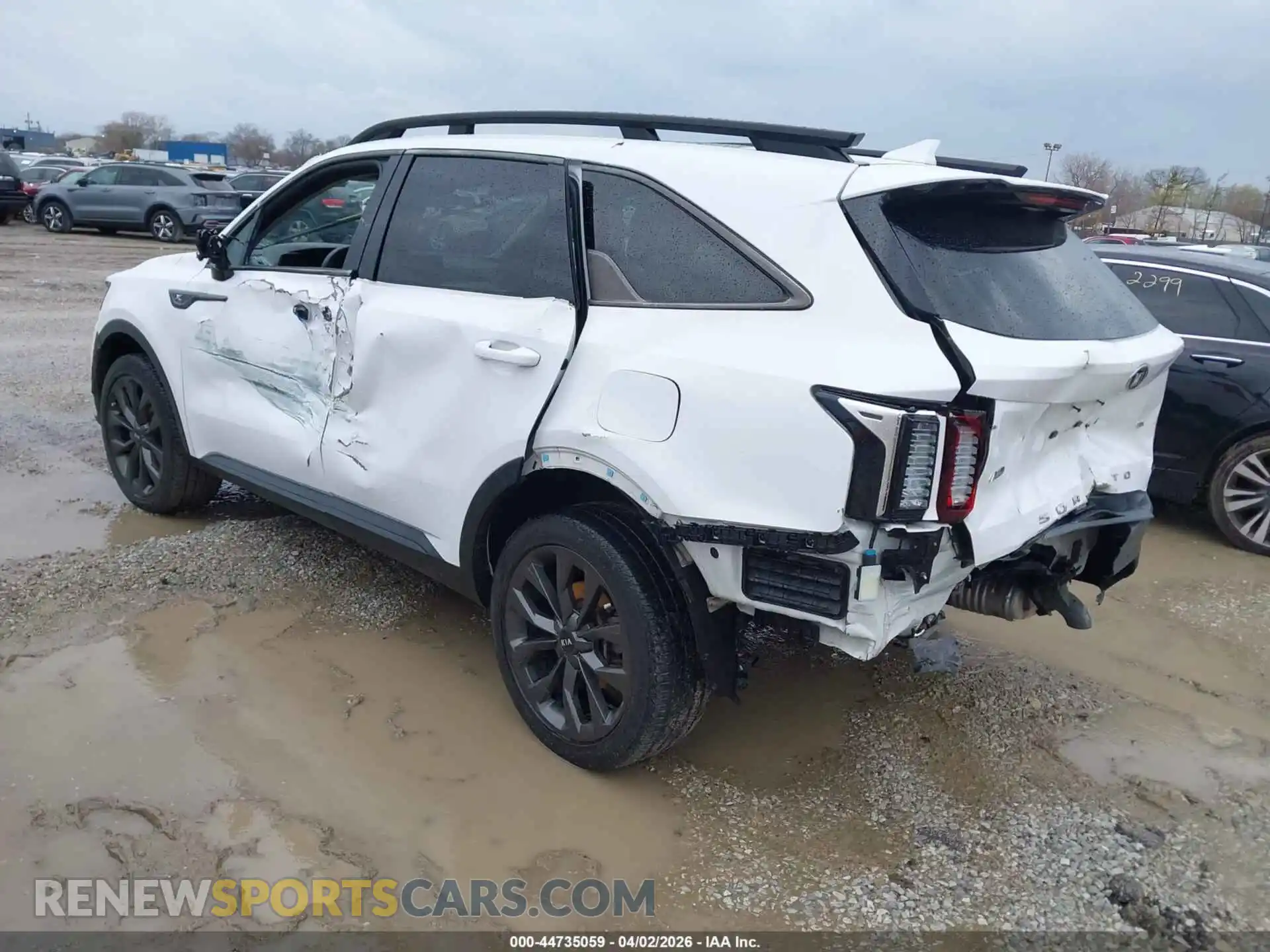 3 Photograph of a damaged car 5XYRHDLF2MG066993 KIA SORENTO 2021