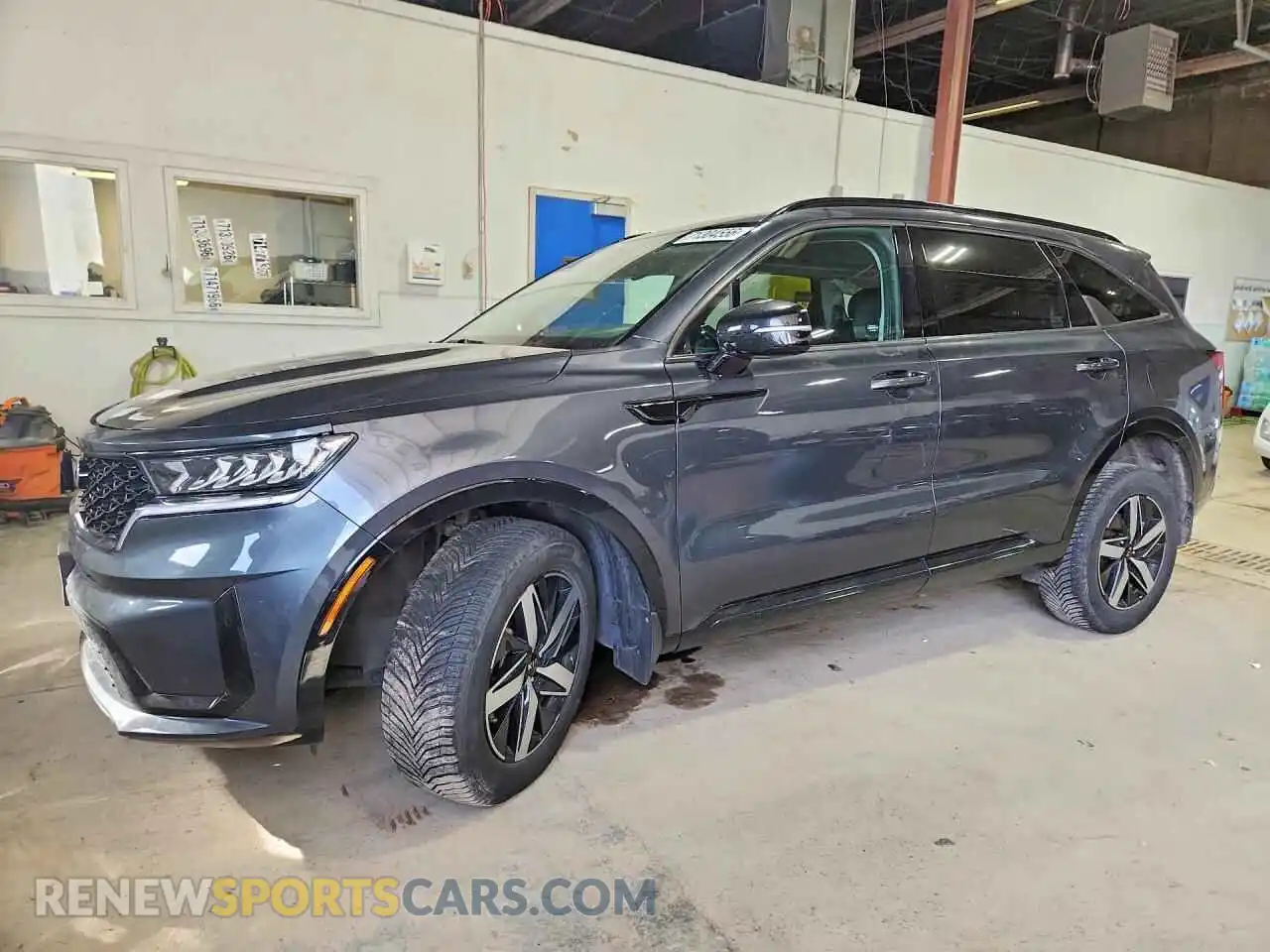 1 Photograph of a damaged car 5XYRHDLF3MG060751 KIA SORENTO 2021