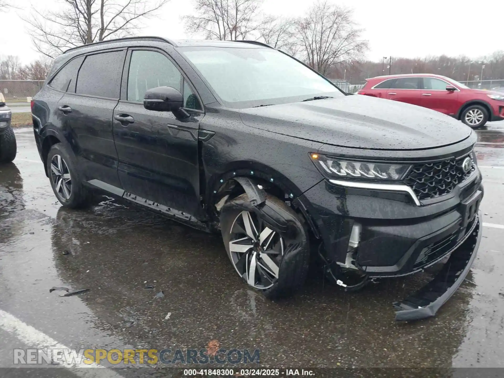 1 Photograph of a damaged car 5XYRHDLF4MG056093 KIA SORENTO 2021