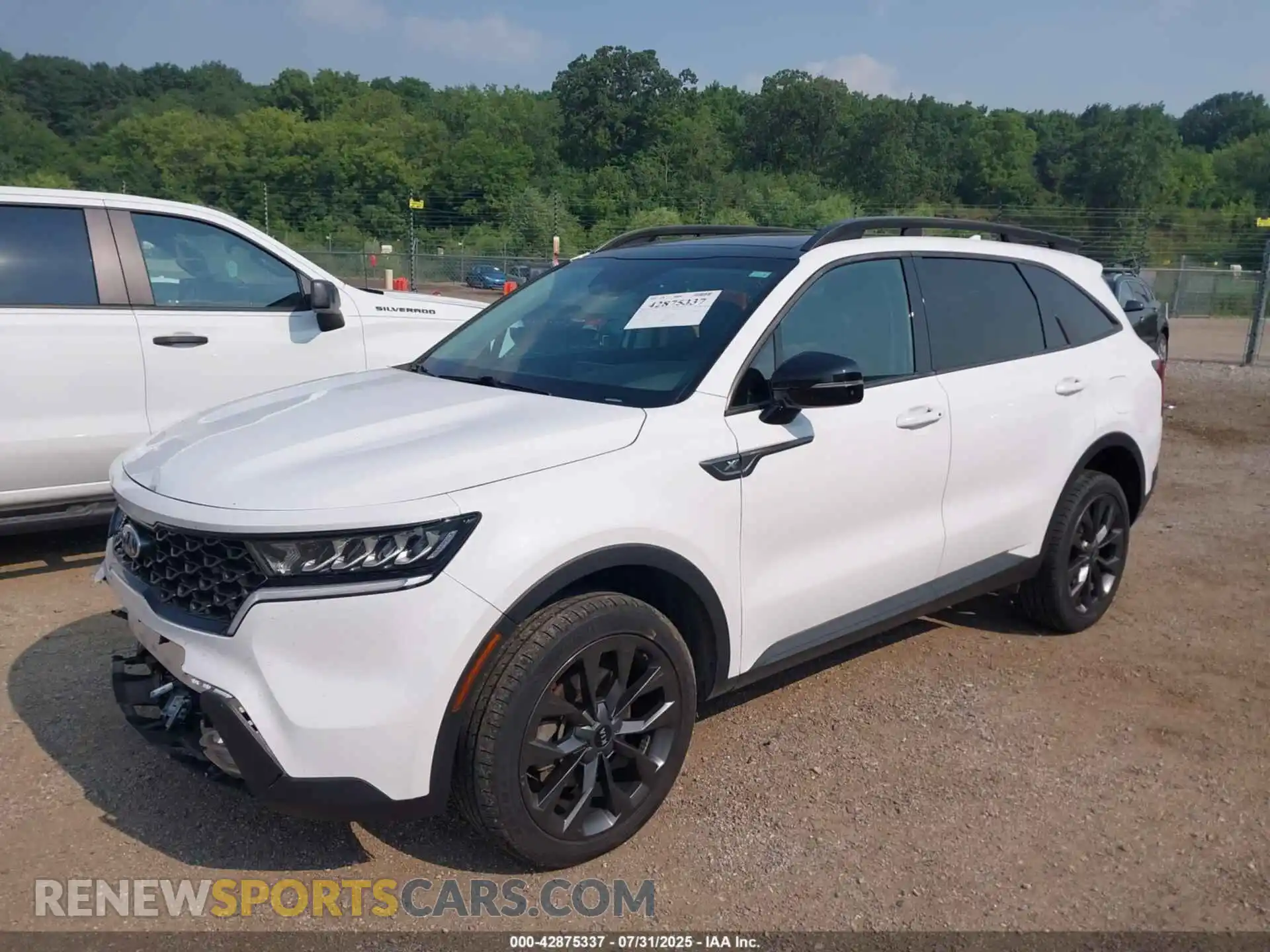 2 fotografías del automóvil dañado 5XYRHDLF5MG071749 KIA SORENTO 2021