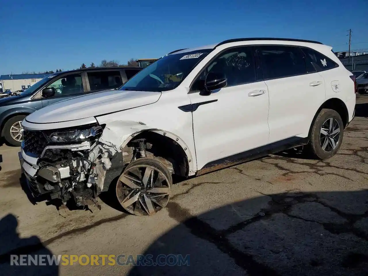 1 Photograph of a damaged car 5XYRHDLF7MG014128 KIA SORENTO 2021