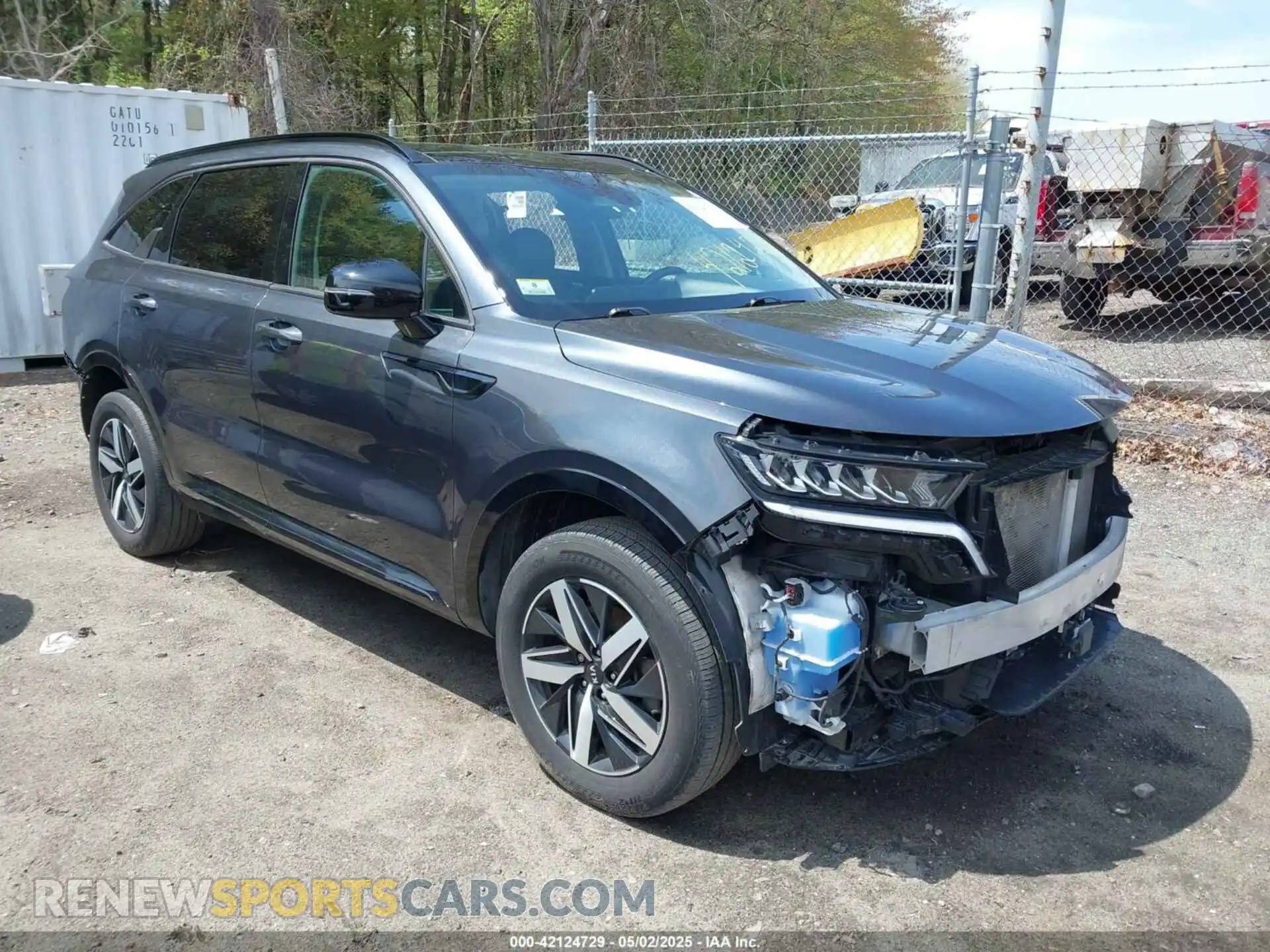 1 Photograph of a damaged car 5XYRHDLF7MG058307 KIA SORENTO 2021